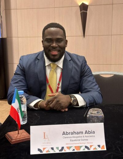 Abraham Abia at Lex Africa's Annual Meeting in Casablanca